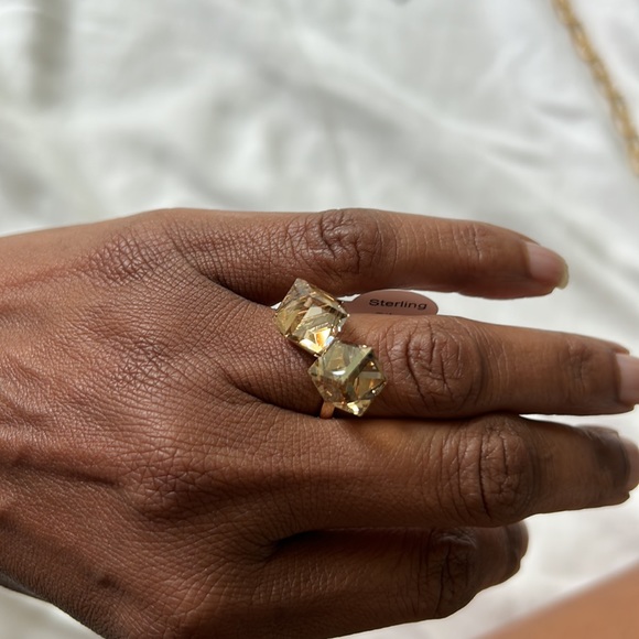 BLEU SAGE STERLING SILVER RING SIZE 8 - Picture 4 of 5